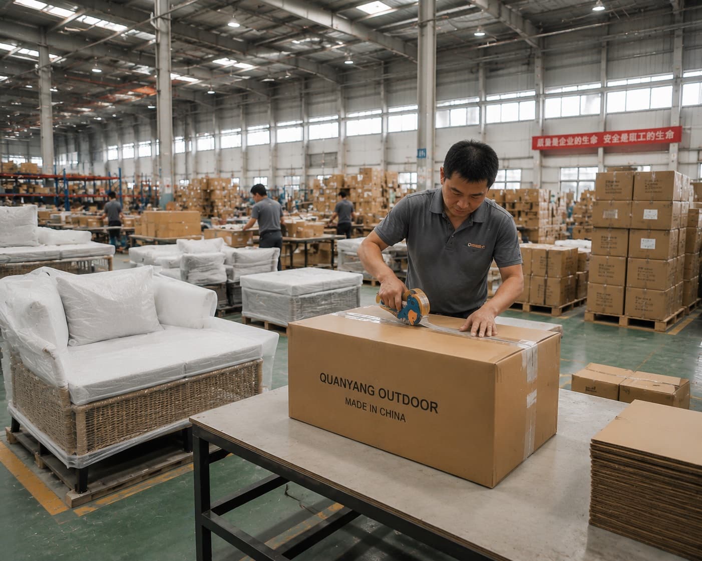 Export packing and container loading
